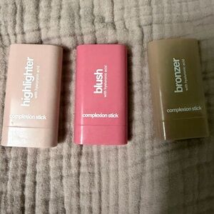 Complexion Stick Trio - Highlighter, Blush, Bronzer